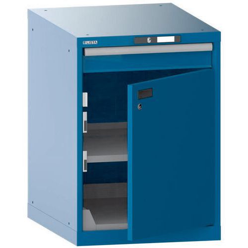 Schuifdeurkast met 1 lade 27x36E - 564x725x800mm - Lista