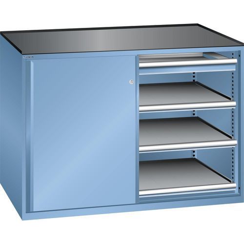 Schuifladenkast 2x36x27E - 1430x627x1020mm - Lista