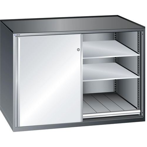Schuifladenkast 2x36x36E - 1430x780x1020mm - Lista