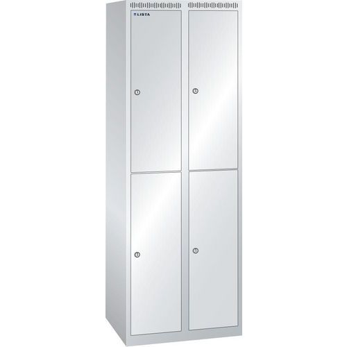 Garderobekast 600x500x1700mm 2x2 vakken - Lista
