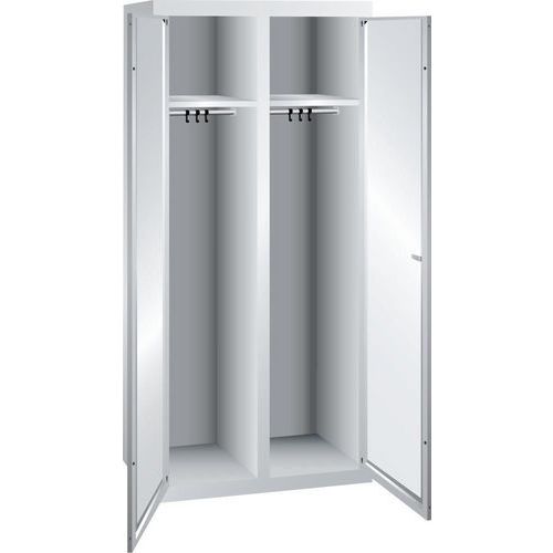 Garderobekast 800x500x1700mm 2 vakken - Lista