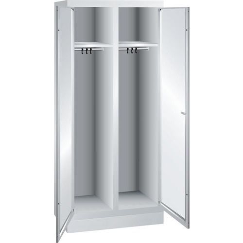Garderobekast 800x500x1800mm 2 vakken - Lista