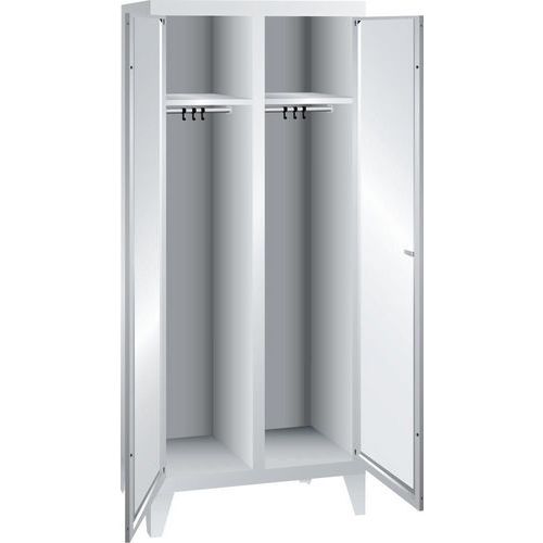 Garderobekast 800x500x1850mm 2 vakken - Lista