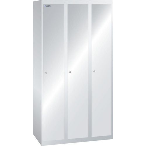 Garderobekast 900x500x1700mm 3 vakken - Lista