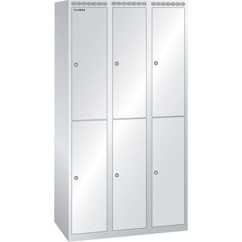 Garderobekast 900x500x1700mm 3x2 vakken - Lista