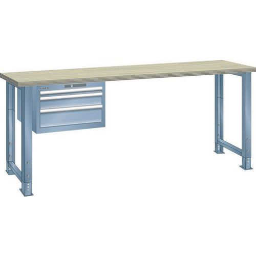 Werkbank 27x36E 1500x750x740-1090mm Multiplex - Lista