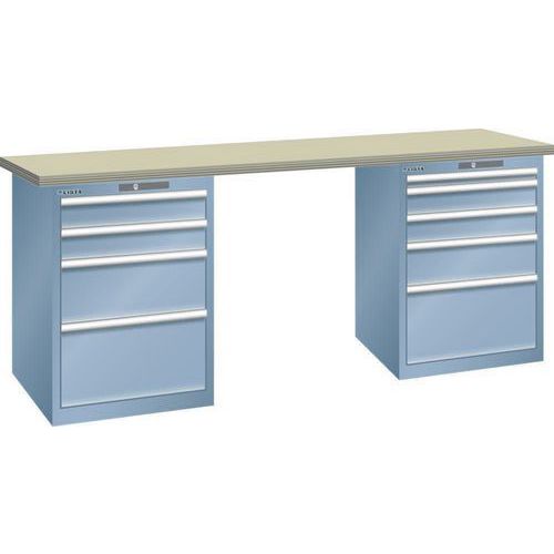 Werkbank 27x36E 2000x800x850mm Beuken - Lista