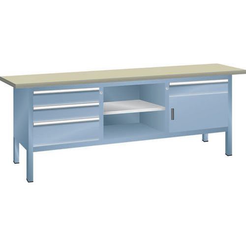 Werkbank compact 2000x700x840mm Multiplex - Lista
