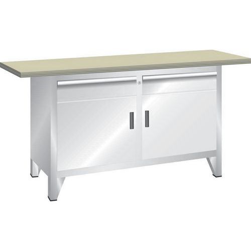 Werkbank mobiel multiplex 1500x700x840mm - Lista