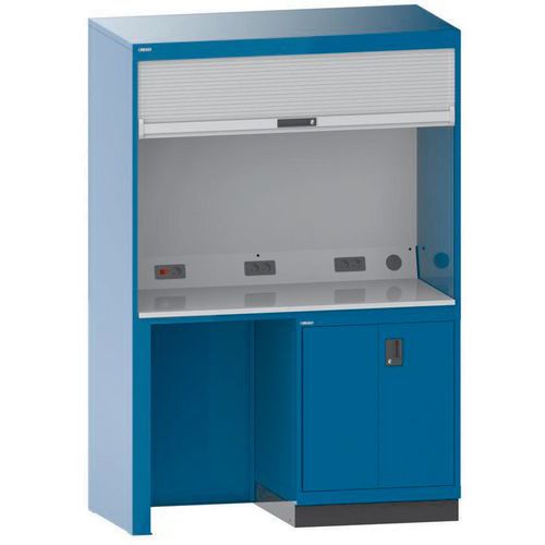 Kwaliteitsstation 2x36x36E (BxDxH) 1434x725x2100mm - Lista