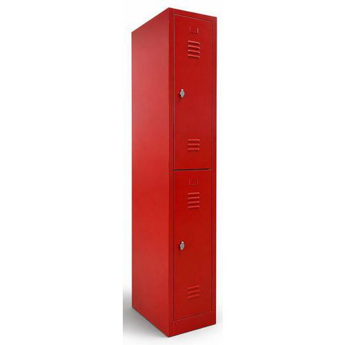 Garderobekast - 1 kolom - 2 vakken - 180x30 cm - Refurbished