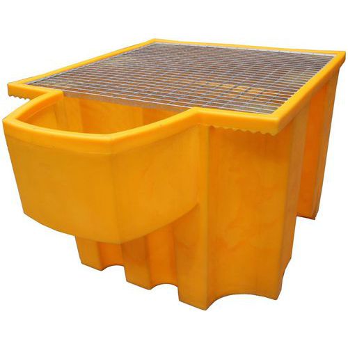 Opvangpallet met aftapping - 1100 L