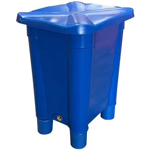 Opslagbak met deksel en voeten - 115 t/m 585 l