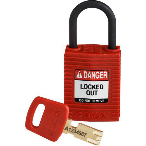 Lockouthangslot SafeKey - Compact nylon - Brady