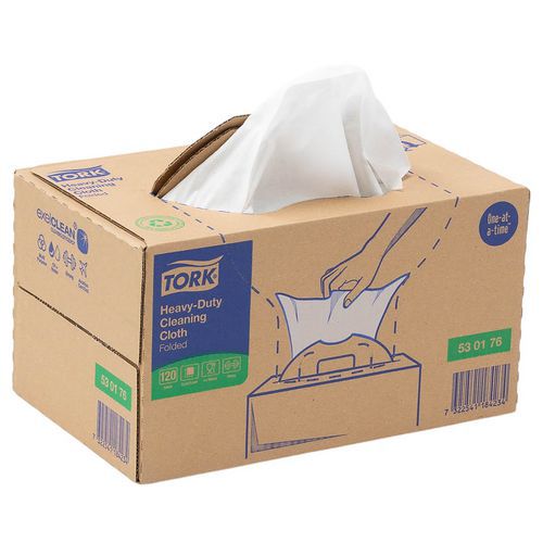 Supersterke reinigingsdoek gevouwen - W7 - Tork