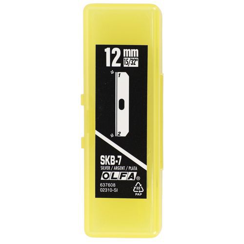 Etui met 5 mesjes SKB-2/5B - Model SK-4 - 17,5 mm - Olfa