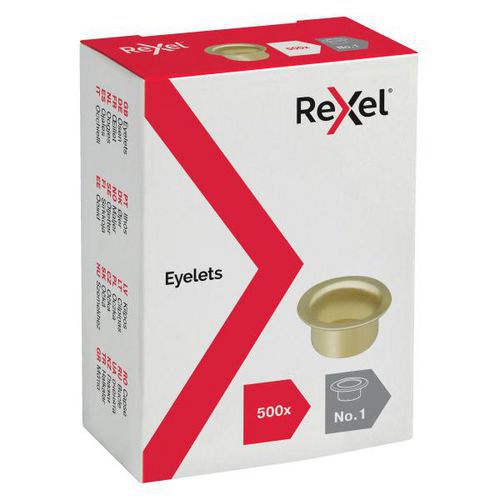 Messing oogjes - Diameter 3,2 mm tot 4,7 mm - Rexel