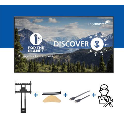 Monitorbeugel voor muur met touchscreen Discover 3 - Legamaster