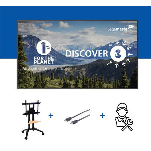 Monitorbeugel verrijdbaar met touchscreen Discover 3 - Legamaster