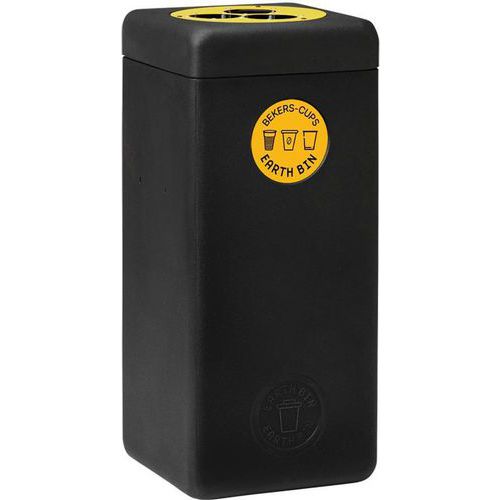 Afvalbak met inzetstuk voor bekers 60 L - Circular Design BV