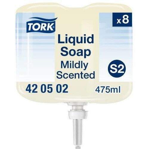 Zeep vloeibaar mini zacht navulling voor dispenser S2 - Tork