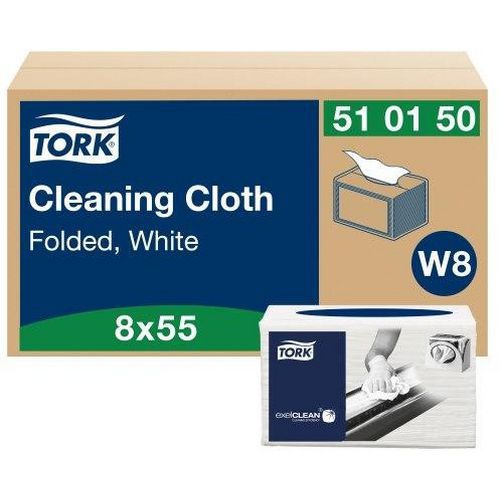 Nonwoven multifunctionele doek Tork - 55 tot 1000 vellen