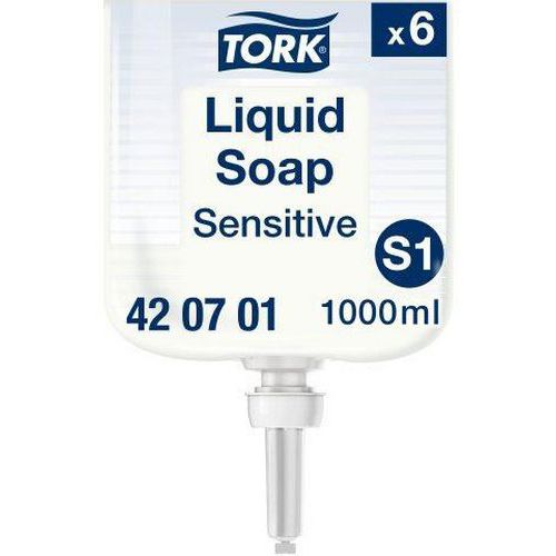 Handzeep en douche vloeibaar Premium S1 - 1 liter - Tork