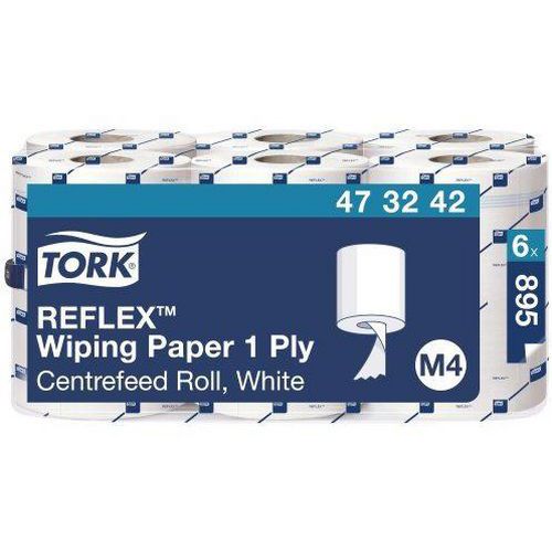 Rol met centrale afrolling - stofdoek - 1 laag - M4