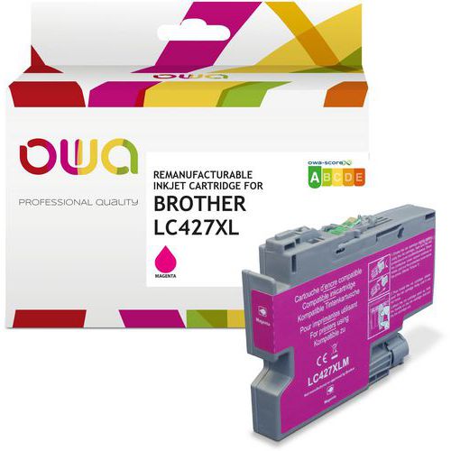 Inktcartridge Brother LC427XL - refurbished - OWA