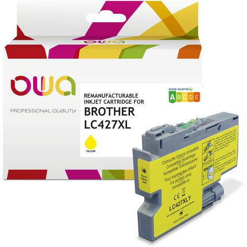 Inktcartridge Brother LC427XL - refurbished - OWA