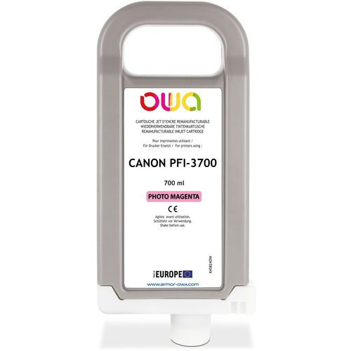 Plotterinktcartridge refurbished Canon PFI3700 - OWA