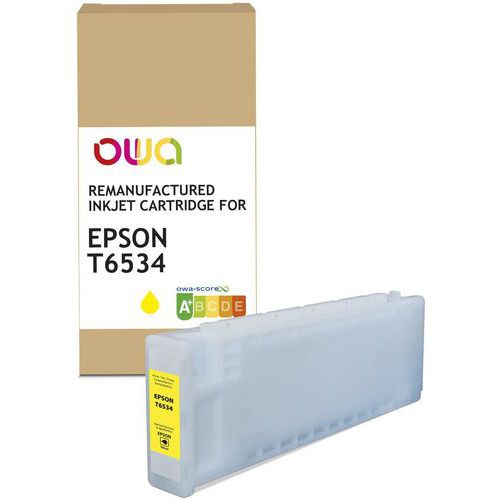 Plotterinktcartridge refurbished Epson T653 - OWA