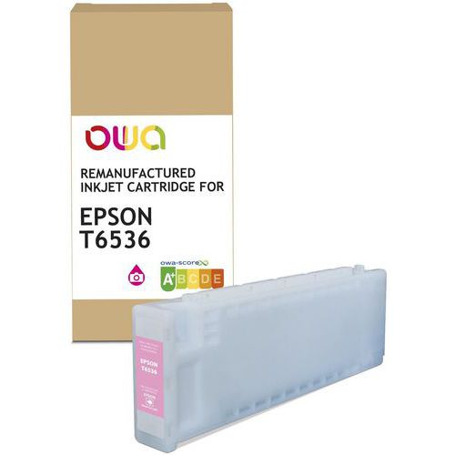 Plotterinktcartridge refurbished Epson T653 - OWA