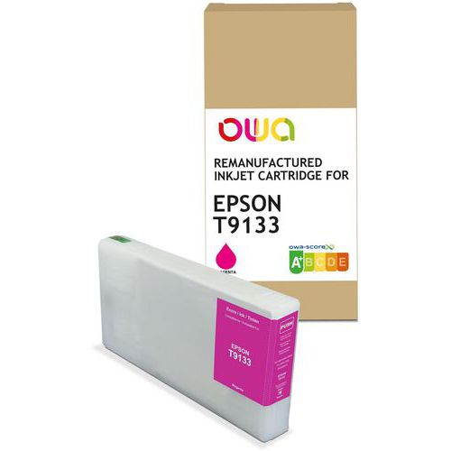 Plotterinktcartridge refurbished Epson T913 - OWA