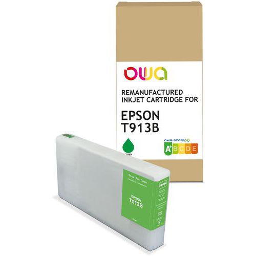 Plotterinktcartridge refurbished Epson T913 - OWA