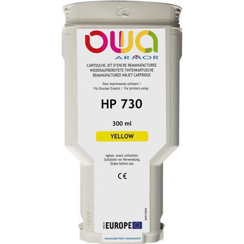 Plotterinktcartridge refurbished HP 730 plotter - OWA