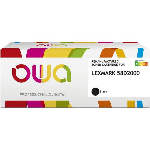 Toner refurbished Lexmark 58D2000 - OWA