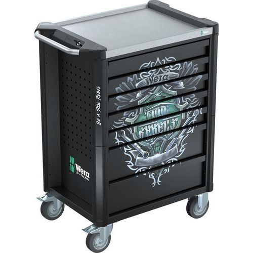 Gereedschapswagen Tool Rebel rvs 1 - Wera