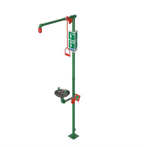 Combinatie douche en oogdouche - Voor binnen - Hughes