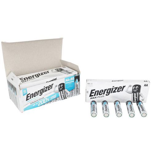 Alkalinebatterij Max Plus AA - 50 stuks - Energizer