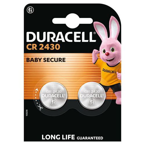 Lithiumknoopcelbatterij 2430 - Set van 2 - Duracell