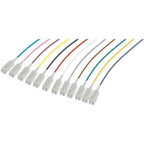Pigtail OM3 50/125 SC-UPC 900 μm - 12 kleuren - Ekivalan