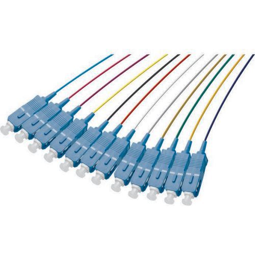 Pigtail OS2 G652D SC-UPC 900 μm - 12 kleuren 2m - Ekivalan
