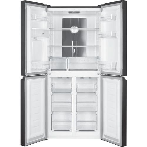 Amerikaanse koelkast 419L 180cm hoog energielabel C dark inox - Frilec