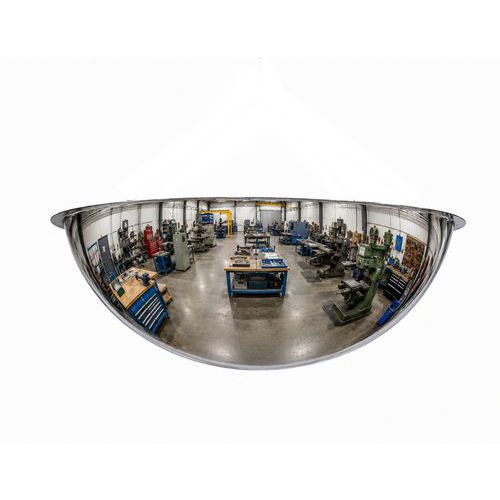 Panoramaspiegel halve bol Plexi+- Kijkhoek 360° - Manutan Expert