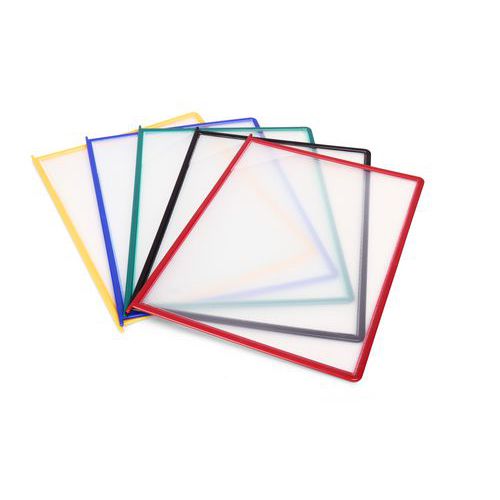 Zichtpaneel Easy Load A4, PP, verticaal, assorti - Djois