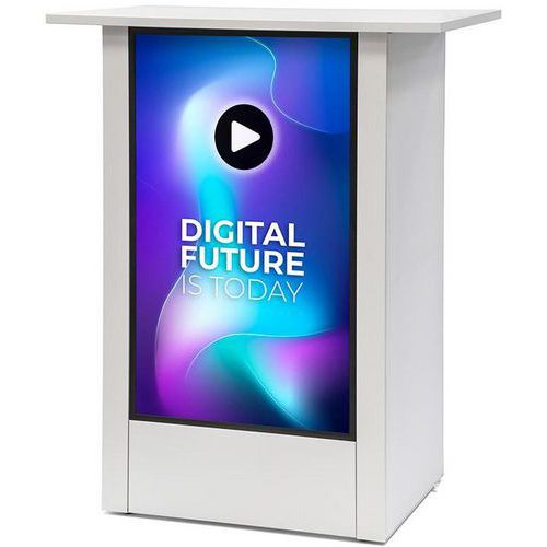 Counter digitaal Futuro met Samsung scherm - Showdown Displays Europe