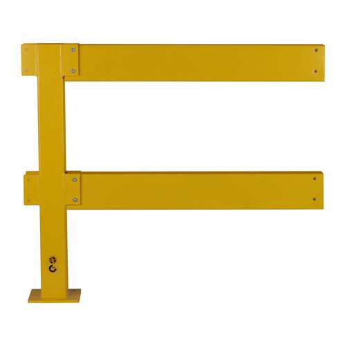 Uitbreidingsset voor reling - Gecoate tussenpaal - H 1000 mm