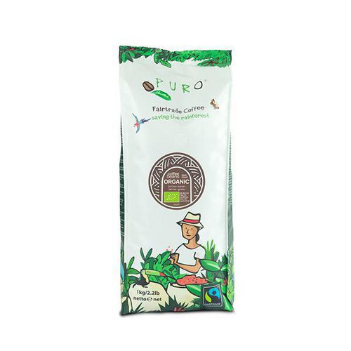 Dark Roast Puro fairtrade koffiebonen 1 kg 100% Arabica - Miko