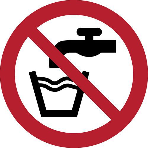 Pictogram Geen drinkwater
